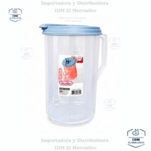 Jarra Plástica Redonda De 3.8 Litros Con Tapa Hermética Sterilite