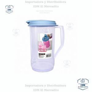 Jarra Plástica Redonda De 1.9 Litros Con Tapa Hermética Sterilite
