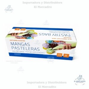 Mangas Pasteleras Antideslizantes, caja de 100 unidades, 18 pulgadas