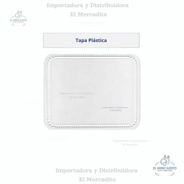 Molde de Aluminio 64 oz, Incluye tapa plástica transparente