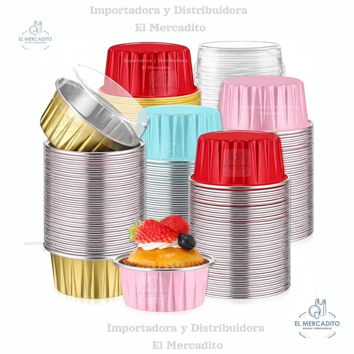 Molde-Redondo-Aluminio-Colores-3.jpg Molde de Aluminio para Cup cakes de Colores
