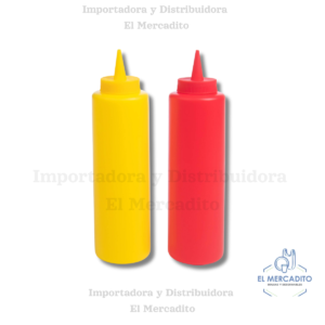 Botellas Salseras Plásticas Set 2 Unidades
