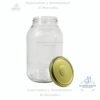 Envase de vidrio, Frasco de 940 ml / 32 onzas C-2474