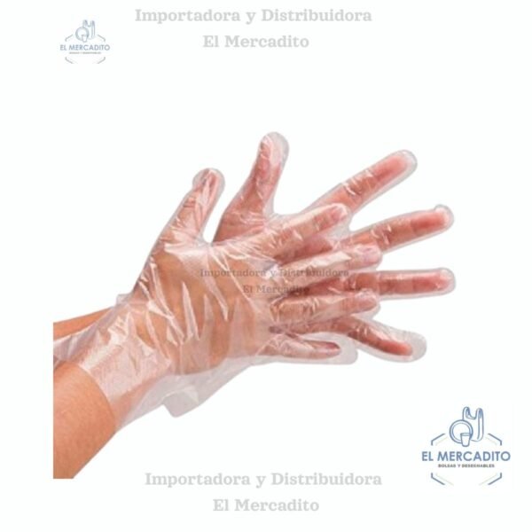 Guantes de Polietileno Inix, 100 unidades