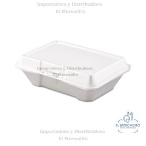 Bandeja 9X6 Biofoam, en paquetes de 50 unidades