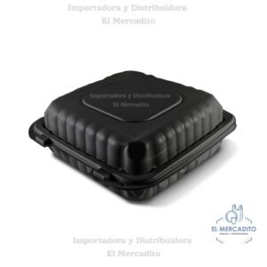 Bandeja 9x9 Mineral Sin División - Negro