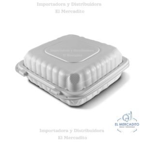 Bandeja 9x9 Mineral Sin División - Blanco