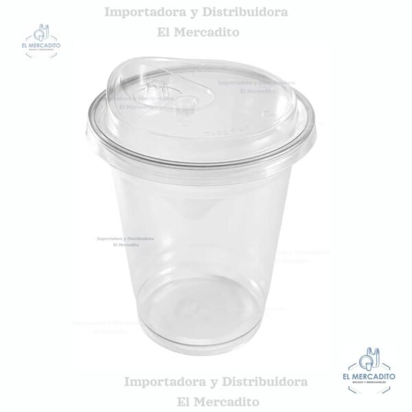 Pajillas-Plasticas-de-colores-10.jpg Vaso Transparente Pet 12 Oz Con Tapa Sip lid, paquetes de 25 unidades
