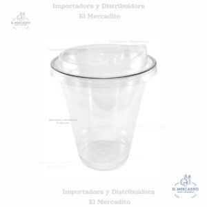 Vaso Plástico Pet 24 Oz Con Tapa Sip Lid, en paquetes de 25 unidades