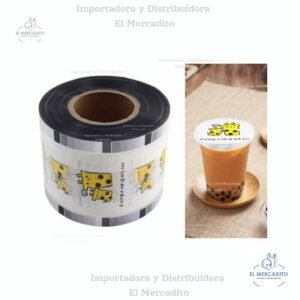 Pajillas-Plasticas-de-colores-8.jpg Rollo de Sellos para vaso de batidos, 2000 sellos aproximadamente