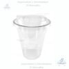 Pajillas-Plasticas-de-colores-9.jpg Vaso Transparente Pet 12 Oz Con Tapa Sip lid, paquetes de 25 unidades
