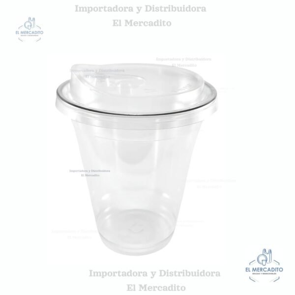 Pajillas-Plasticas-de-colores-9.jpg Vaso Transparente Pet 12 Oz Con Tapa Sip lid, paquetes de 25 unidades
