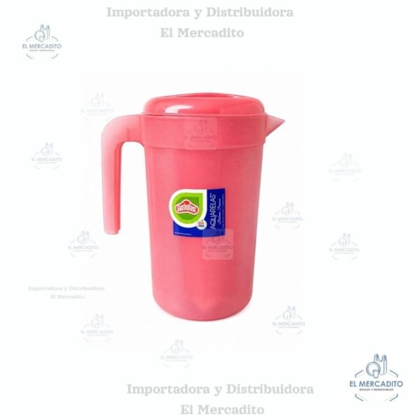 Pichel Jarra Plástica Set con 4 Vasos Plásticos, de 3 litros de capacidad