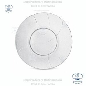Plato de vidrio nordika, 24 cm