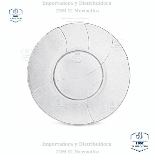 Plato de vidrio nordika, 24 cm