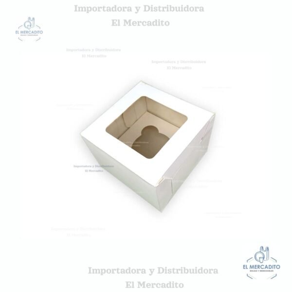 Caja de Carton para cup-cakes de 1 unidad, 4 unidades y 6 unidades - 1 Cup-cake