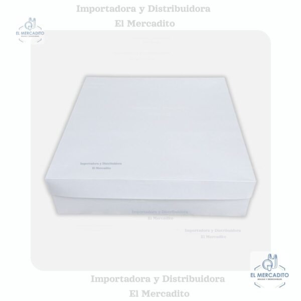 Cajas de Cartón blanco para Queques - 16