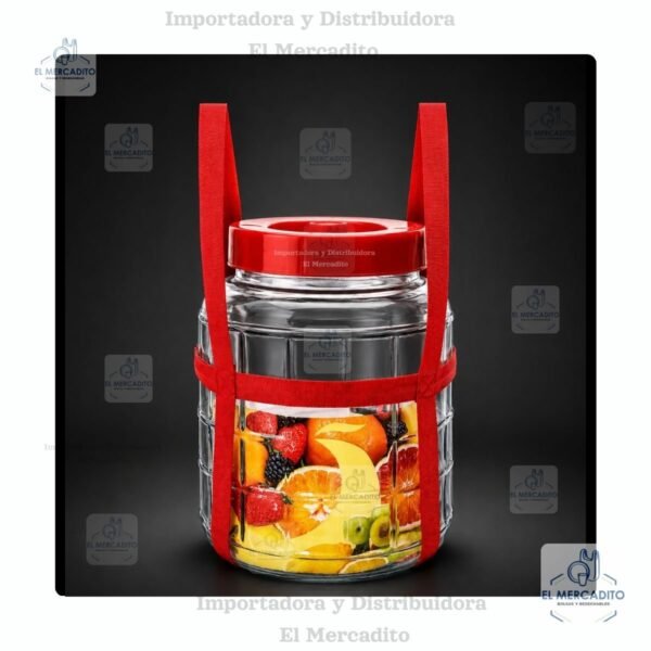 Recipiente De Vidrio Gigante 7300 ml, 7.3 Litros (RJ509)