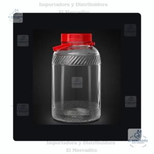 RJ511-3.jpg Recipiente De Vidrio con Agarradera 7600 ml, 7.6 Litros (RJ511)
