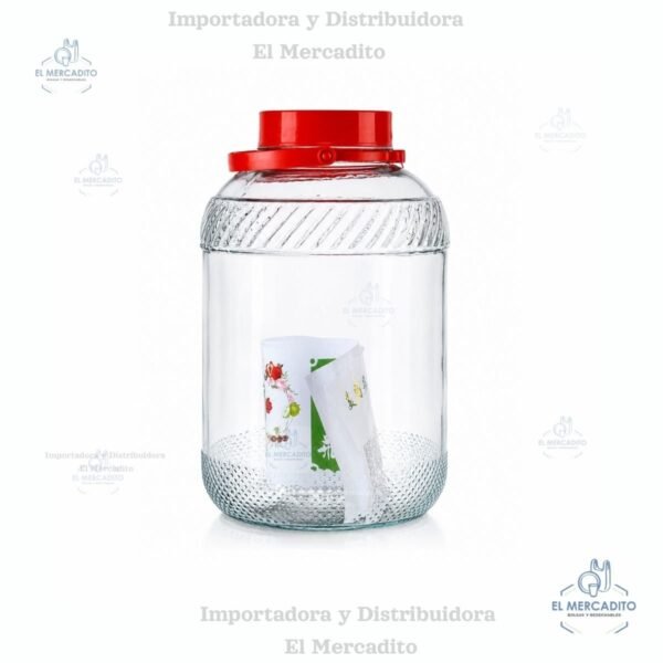Recipiente De Vidrio con Agarradera 10 Litros (RJ513)