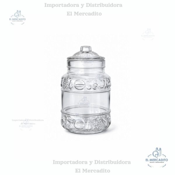 Recipiente De Vidrio Mediano 3300 ml / 3.3 Litros (RJ514)