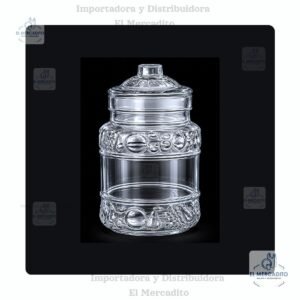 RJ514.jpg Recipiente De Vidrio Mediano 3300 ml / 3.3 Litros (RJ514)