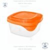 Táper Reyware Cuadrado De Luxe 0.615 L
