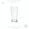 Vaso Cervecero Pilsner de 11 Onzas CRISA 6700