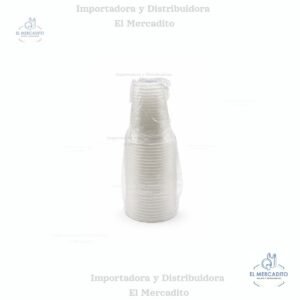 Vasos Plásticos Desechable Vacan #5 oz Transparente en paquetes de 25 unidades