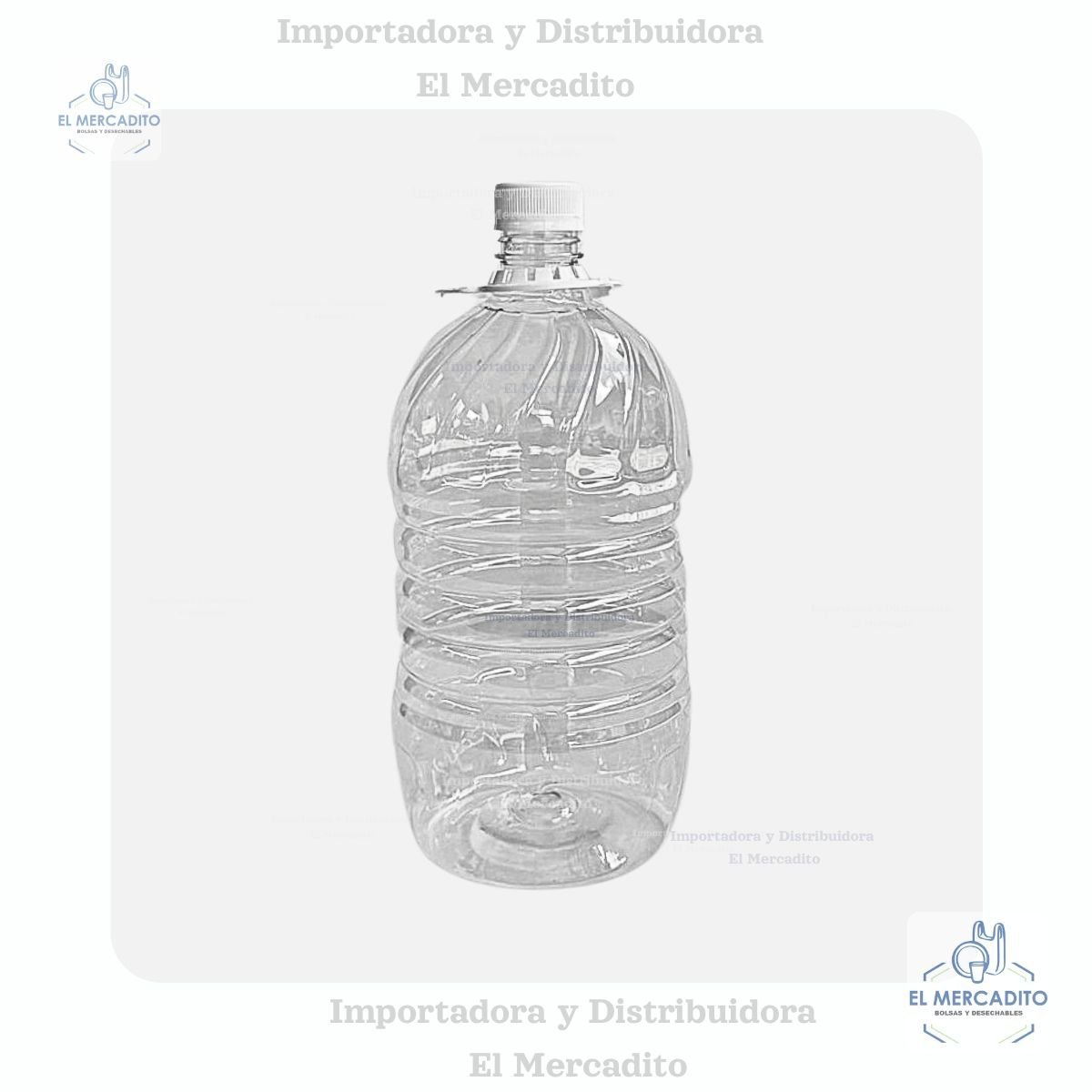 Botella Plástica Transparente Pet Garrafa 3.3 Litros