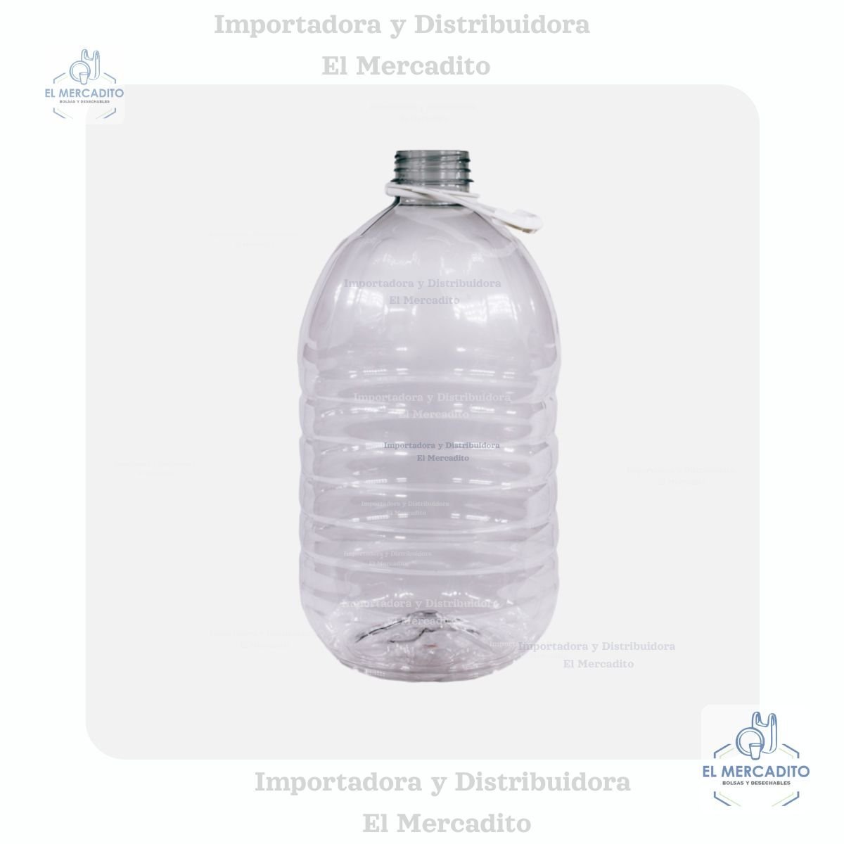 Botella Plástica Transparente Pet Garrafa 1 Galón, 3.785 Litros