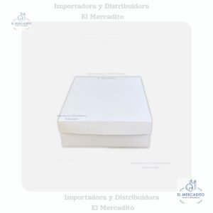 Cajas de Cartón blanco para Queques - 10
