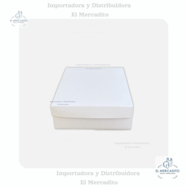 Cajas de Cartón blanco para Queques - 10