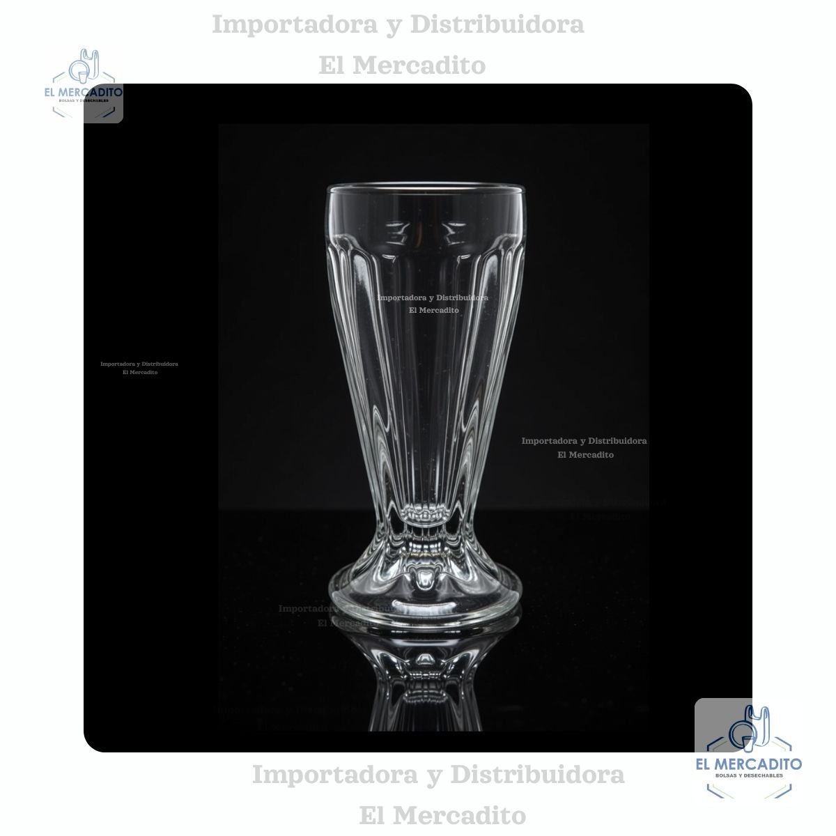 Copa para Batido de Vidrio 379 ml c-2210