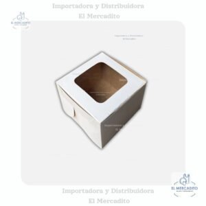 Caja 1-pv con Ventana 11 x 11 x 8 cm