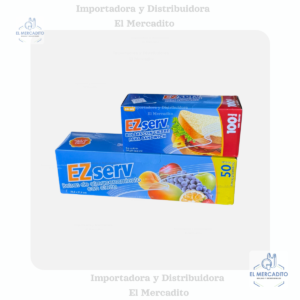 Pack Ezserv bolsa sándwich con cierre ziplock, en paquetes de 50 y 100 unidades