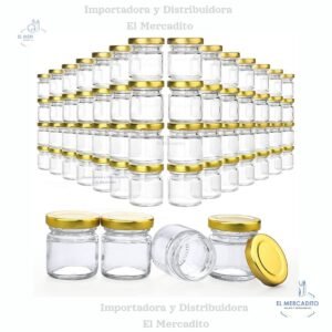 Frascos de Vidrio Mermelada 25 ml, 50 ml, 75 ml, 100 ml