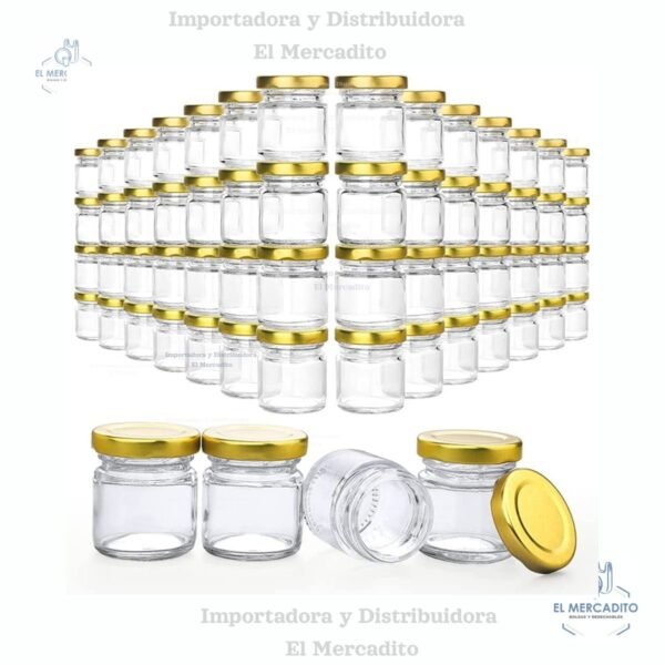 Frascos de Vidrio Mermelada 25 ml, 50 ml, 75 ml, 100 ml