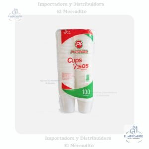 Vasos 3 oz Plastifar 100 unidades