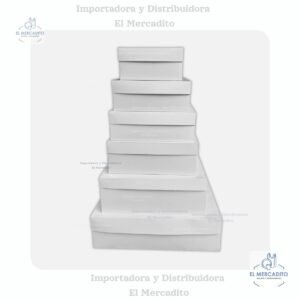 Cajas de Cartón blanco para Queques