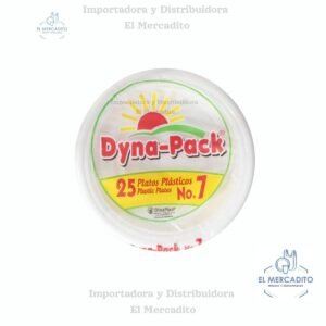 plato-7-dyna.jpg Platos Plásticos Dyna-pack, #6, #7, #8, #9, en paquetes de 25 unidades - #7