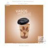 Vasos de Carton para Cafe, de 4 oz, 6 oz, 8 oz, 12 oz, en paquetes de 25 unidades